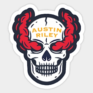 Austin Riley Stone Cold Skull Sticker